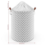 Drawstring Laundry Basket Tree - Large Capacity, Stylish Skandi Design, Multifunctional & Durable