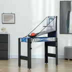 5 in 1 Multi Games Table Combo Sports Game Table for Kids, Blue