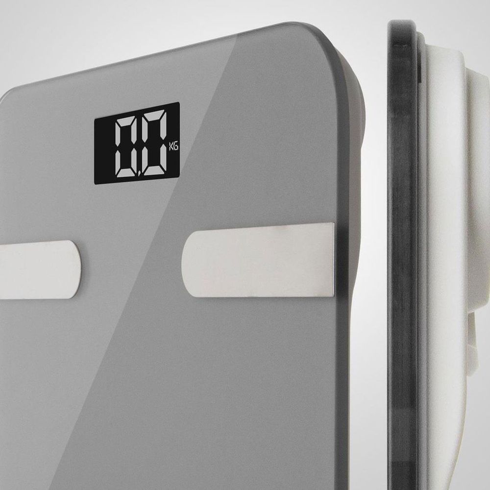 16-in-1 Health Bluetooth Smart Scale, Silver