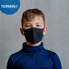 Lightweight Breathable Reusable Face Mask for Kids - Black