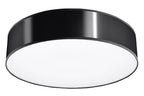 ARENA 45 Black Round Shape Ceiling Lamp - Loft Design LED E27