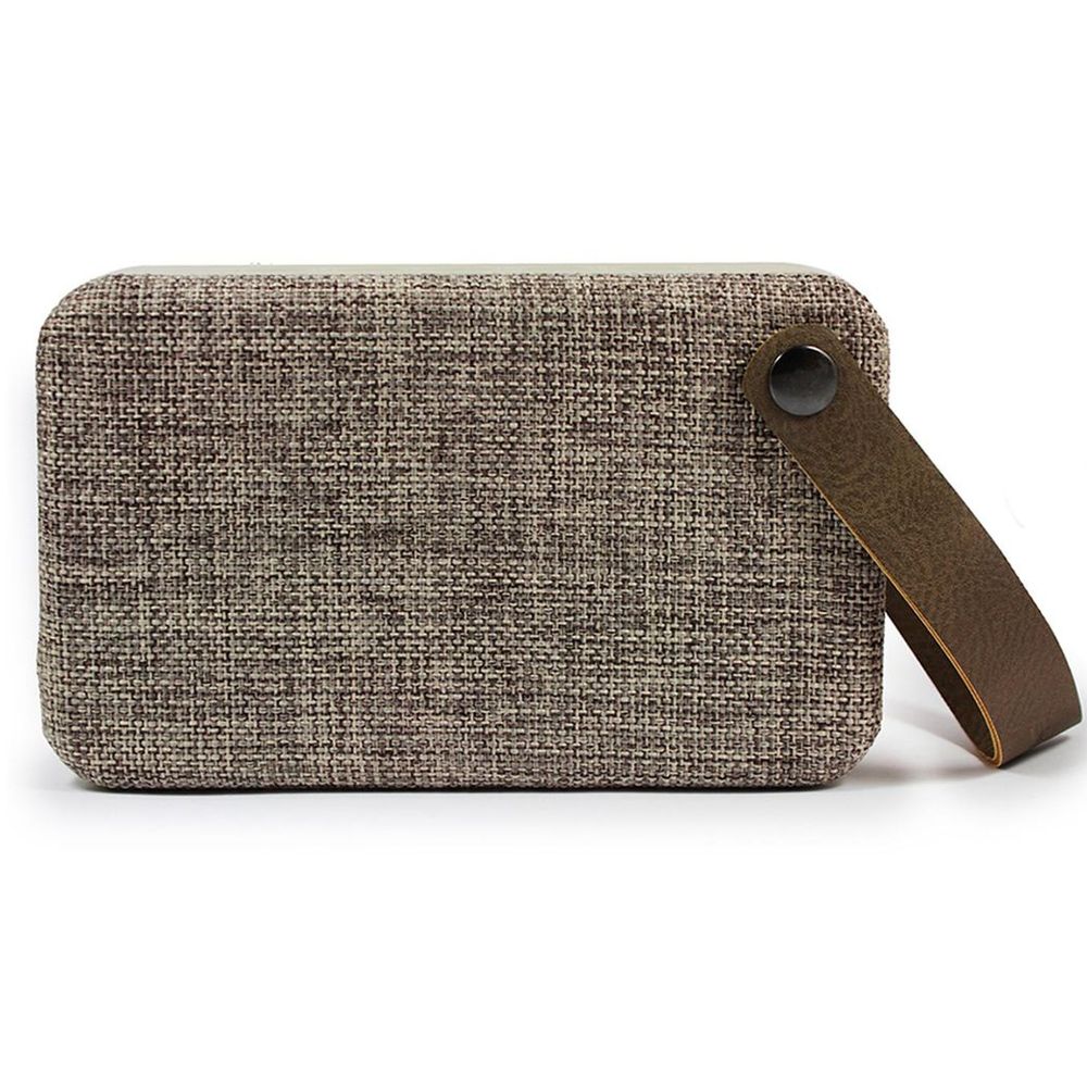 Fabric Bluetooth Speaker - Portable V4.1, Brown