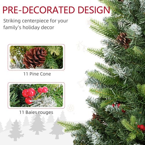 2 Pieces 2' Prelit Artificial Tabletop Christmas Trees, LED Display