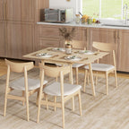 Versatile Drop Leaf Kitchen Table - Extendable Dining Table for Small Spaces - 2-4 Seater