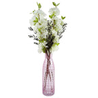 White Artificial Blossom Stems - Pack of 6 - 100cm - Silk Flowers