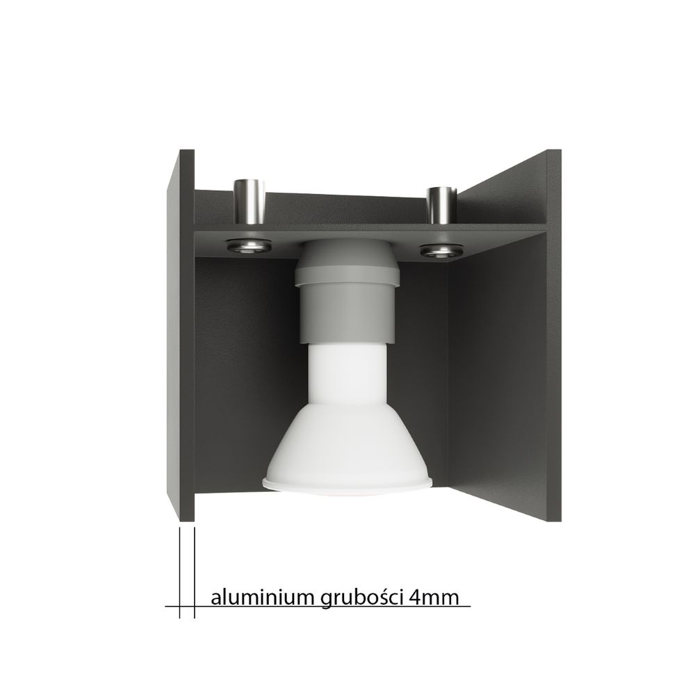 Modern Design Ceiling Lamp - Aluminum Quad Collection - Different Colors