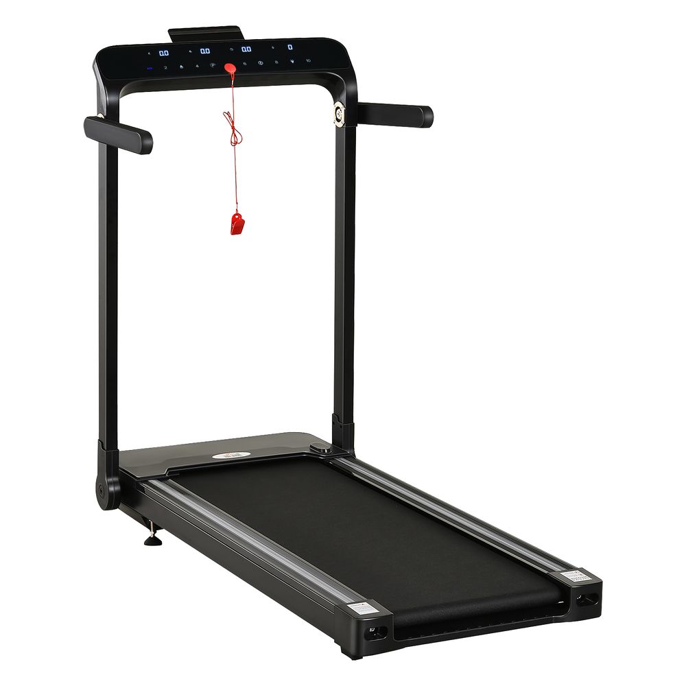 High-Performance Foldable Electric Treadmill - Boost Fitness with LED screen, Safety Lock