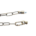 Yellow Brass Light Chain for Chandeliers - 38mm x 16mm