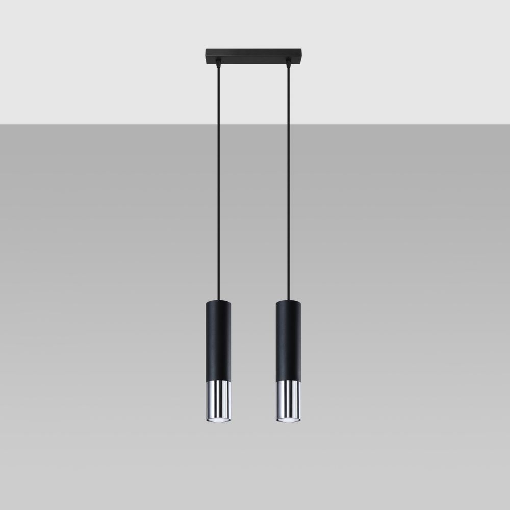 Elegant Pendant Lamp - Modern Design - Steel - GU10