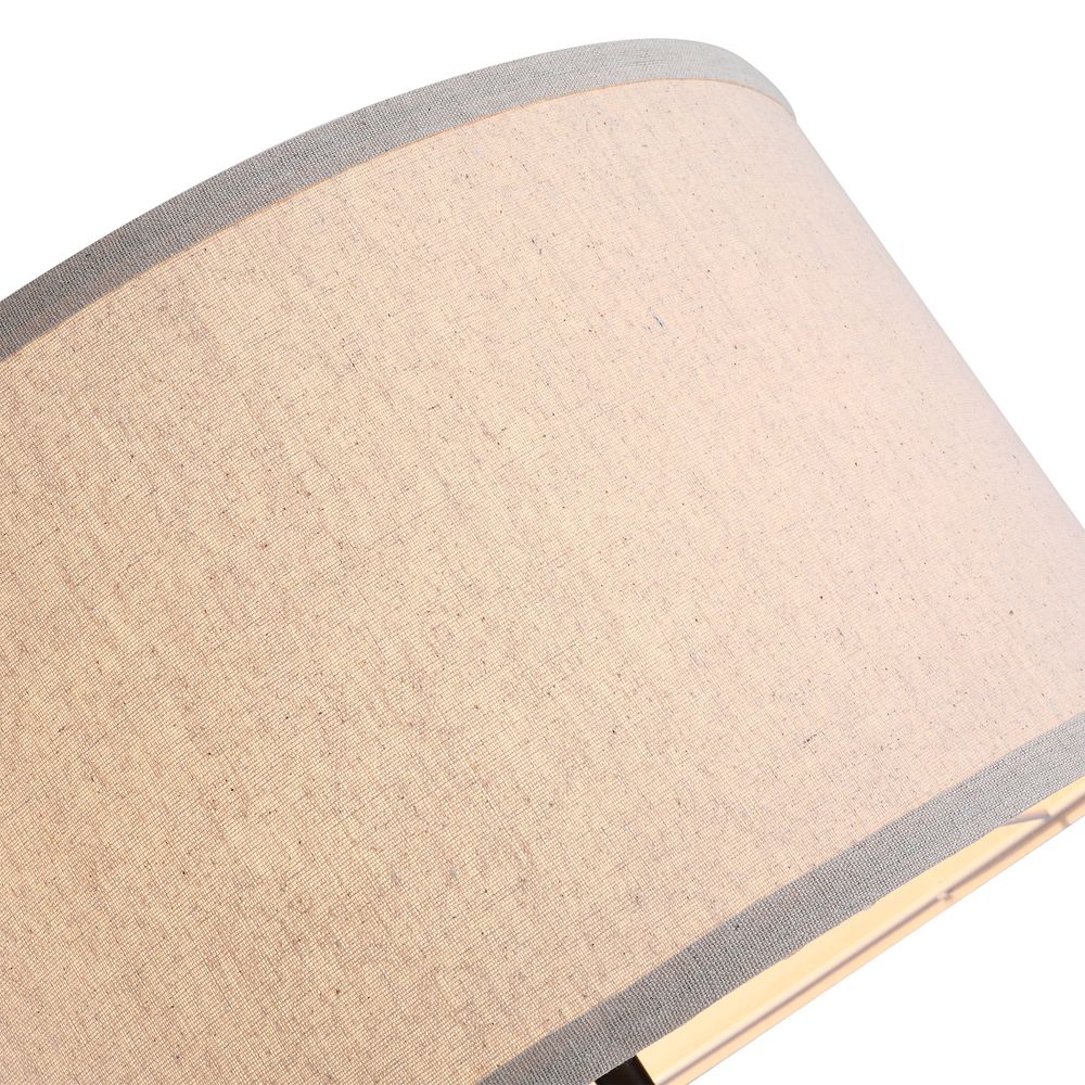 Beige Rubber Wood Tripod Floor Lamp - Professional Grade, & Stylish Home Decor & Lighting Solution