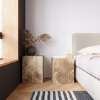 Wooden Ceiling Lamp - Scandinavian Design, E27 Socket