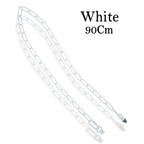 White Light Chain for Ceiling Pendant Chandeliers, Versatile, 38mm x 16mm