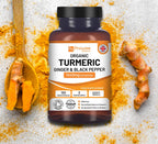 Turmeric Curcumin 1440mg with Black Pepper & Ginger - UK Manufactured