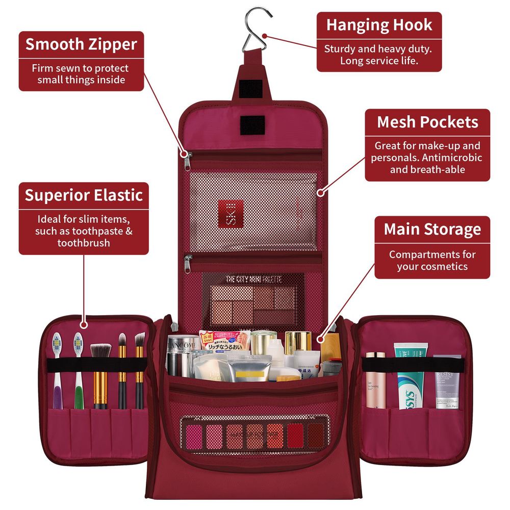 Toiletry Bag Hot Pink
