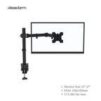 13-27 Inch Movable desktop TV stand TSND-02 Bearing 8Kg/Vese100*100/90° tilt/360° rotation/180° swivel