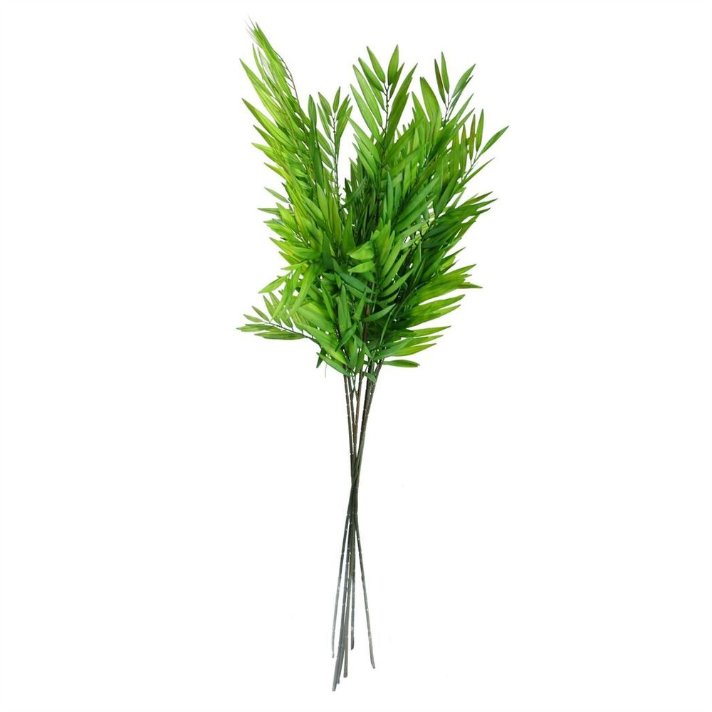 6-Pack 85cm Bamboo Fern Stems - Artificial Plant Decorations - Versatile
