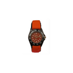 Children Red Mid Dial with Velcro Strap Easy Fasten Watch NEEDS RE-BATTERY