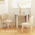 Folding Dining Table Extendable Kitchen Table - Drop Leaf Table for 2-4