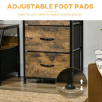 Stylish Industrial 3 Drawer Cabinet - Functional Storage & Display Shelves