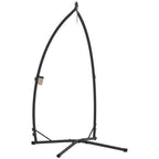 Hammock Chair Stand, Steel Frame Hammock Stand Only, Black