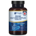 Pro Bio Cultures Complex Probiotics & Prebiotics - Inulin L-Glutamine Vitamin C - 60 Capsules