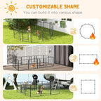 Heavy Duty Puppy Play Pen - 12 Panels, Indoor & Outdoor Use