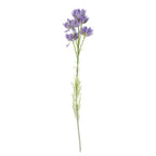 Captivating 60cm Artificial Purple Starflower Display Glass Vase