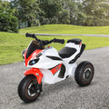 Kids Ride-On Bike 3-Wheel Vehicle w/ Music Lights 18-36 Mths
