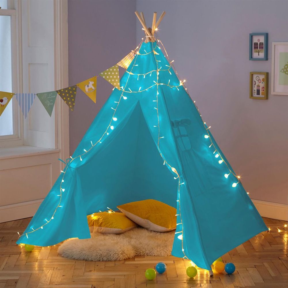 Blue Canvas Kids Indian Tent TeePee