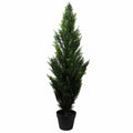 Ultra Realistic 4ft UV Resistant Artificial Cedar Tree - for Indoor/Outdoor Use
