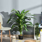 110cm/3.6FT Artificial Dracaena Tree Decorative Plant 40 Leaves