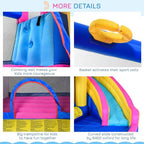 5 in 1 Bouncy Castle for Children with Blower, for Ages 3-8 Years