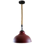 Vintage Industrial Curvy Metal Ceiling Pendant Lamp Lighting E27 Edison in Metal