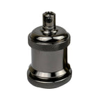 Vintage E27 Metal Lamp/Bulb Holder - Black - Quality Antique Style - Fast Shipping!