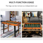 Football Table Heavy Duty 84.5cm for Arcades, Pub, Game Room, 8 Rods, 2 Foosballs