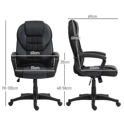 Executive Office Chair High Back Computer Chair with Armrests