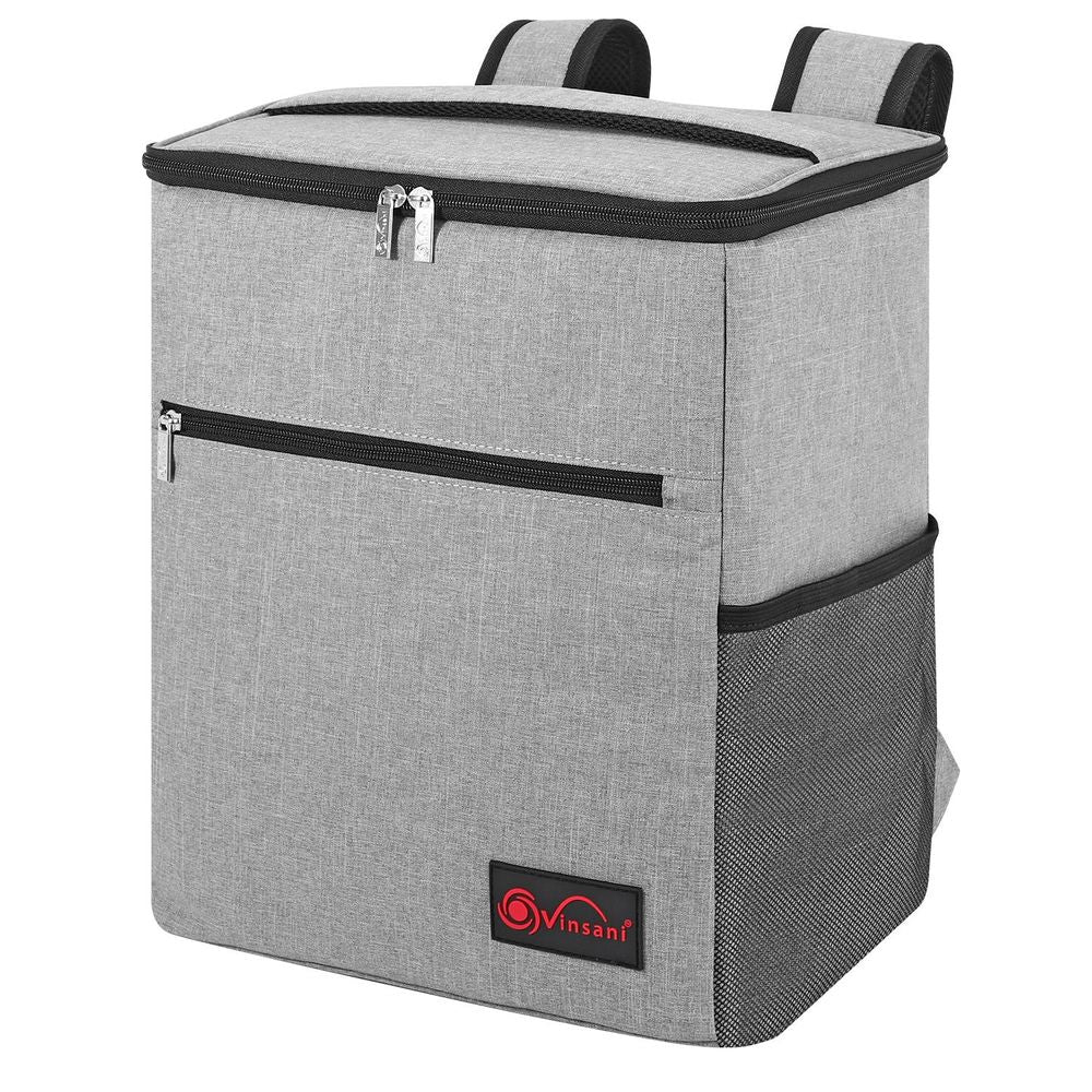 Grey Backpack Cooler Bag 24Lt