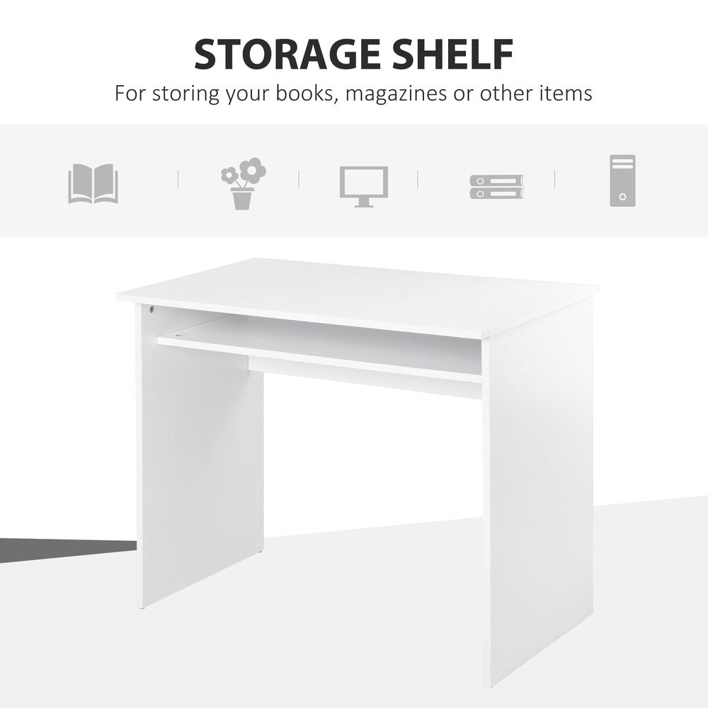 White Workstation: Multifunctional, Durable & Efficient - for Offices or Freelancers!