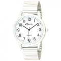 Men's Gold Bracelet Watch - Bold Number White Dial - Satisfaction