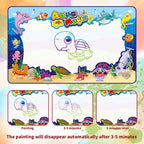 Deluxe Water Doodle Set - Large Drawing Area, Abundant Accessories, Non-Toxic & Eco-Friendly - Gift!