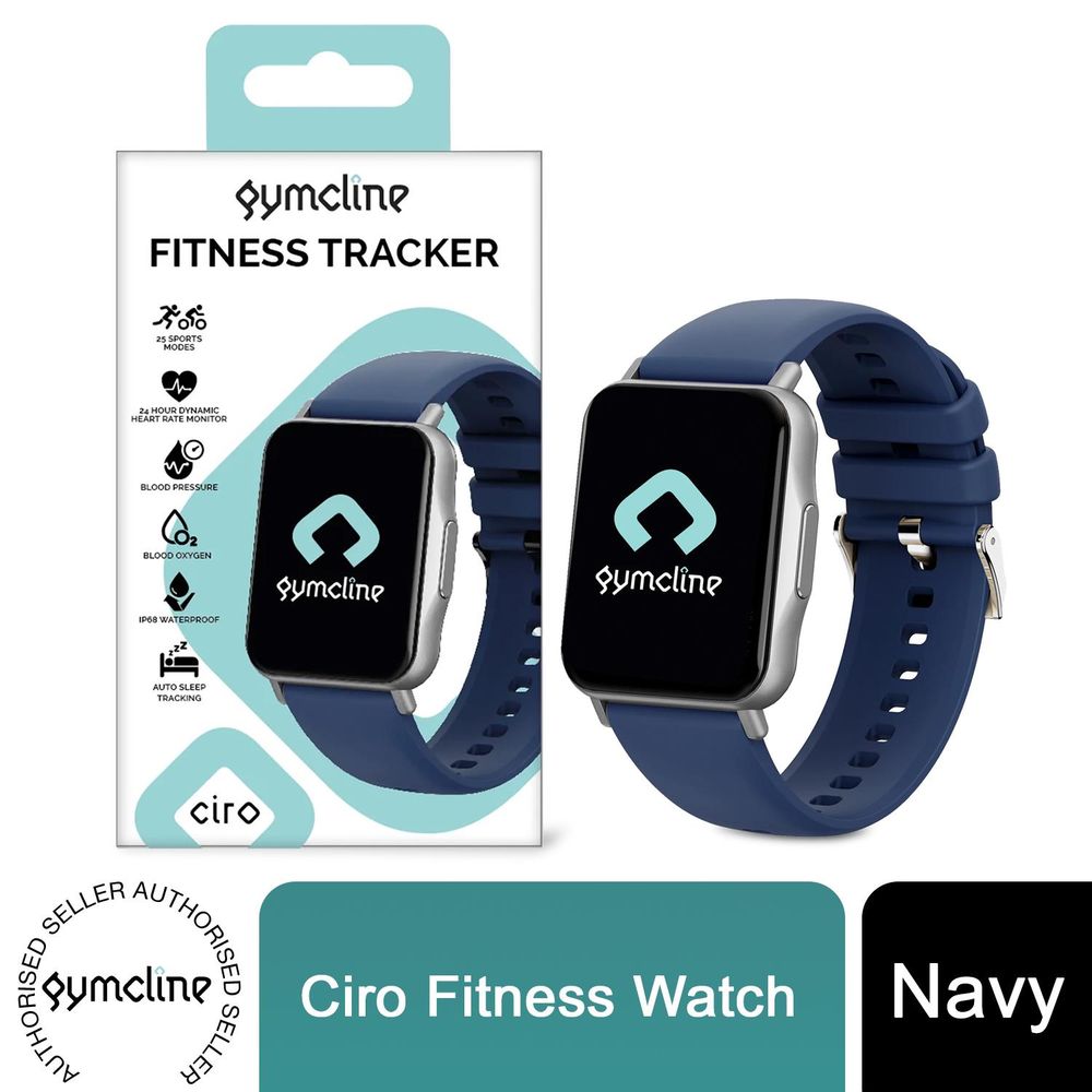 Gymcline Ciro Fitness Tracker - 25 Sports Modes, Water Resistant