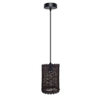 Vintage Wicker Rattan Pendant Light - Handmade, Adjustable, E27 Base - for Living Room, Dining Room, Cafe, Bar