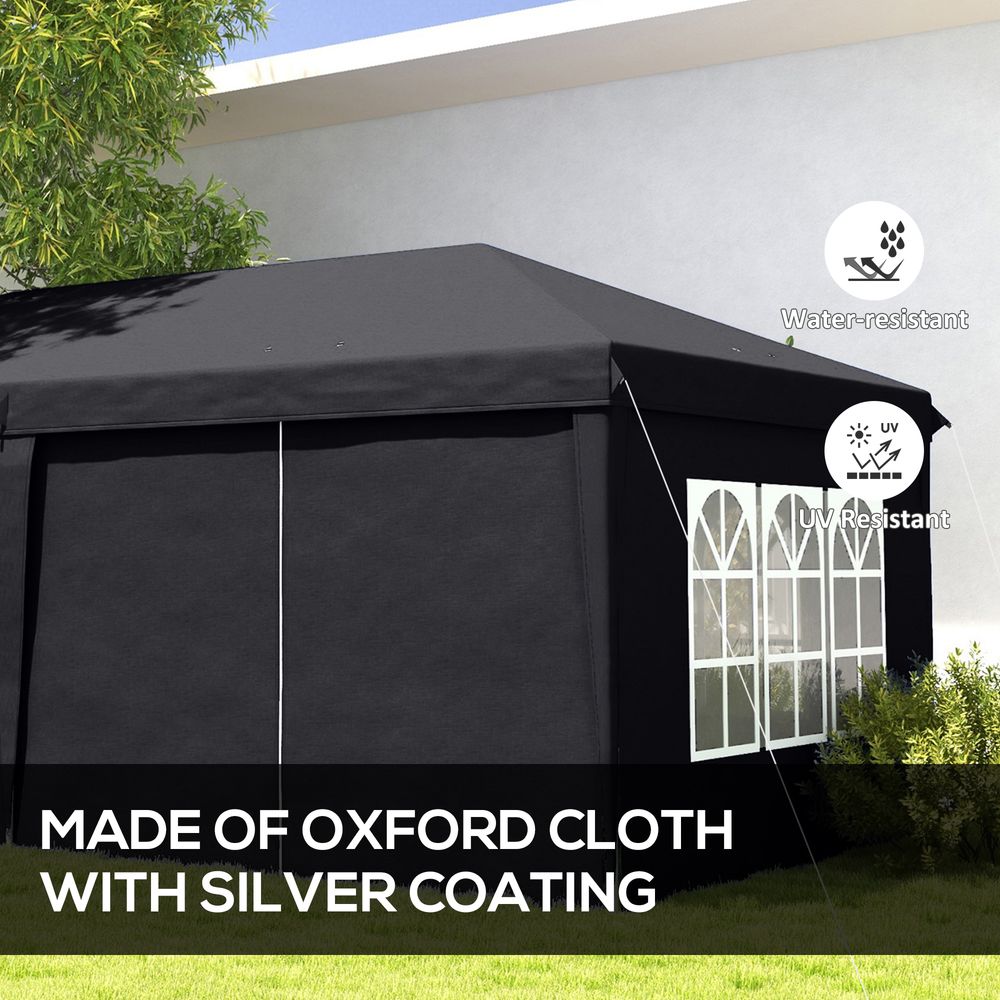 3 x 6m Pop Up Gazebo Height Adjustable Party Tent with Storage Bag