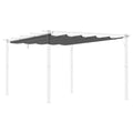 Pergola Shade Cover Replacement Canopy for 4 x 3(m) Pergola, Grey