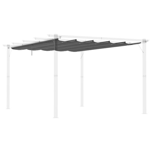 Pergola Shade Cover Replacement Canopy for 4 x 3(m) Pergola, Grey