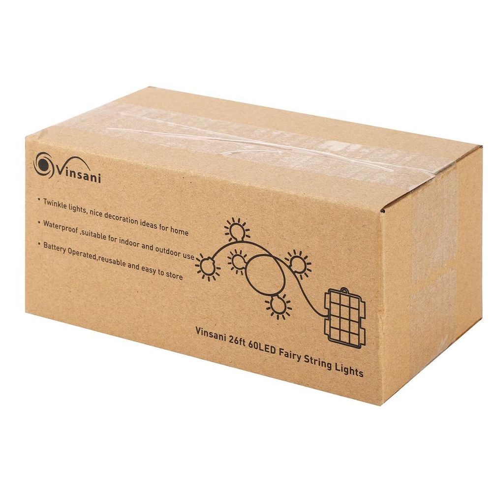 Globe Fairy String Lights - 26ft, 60LED, Waterproof, 7 Lighting Modes - for any occasion!