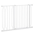 Ultimate Pet Safety Gate - Wide Stair Gate, 75-115cm, White