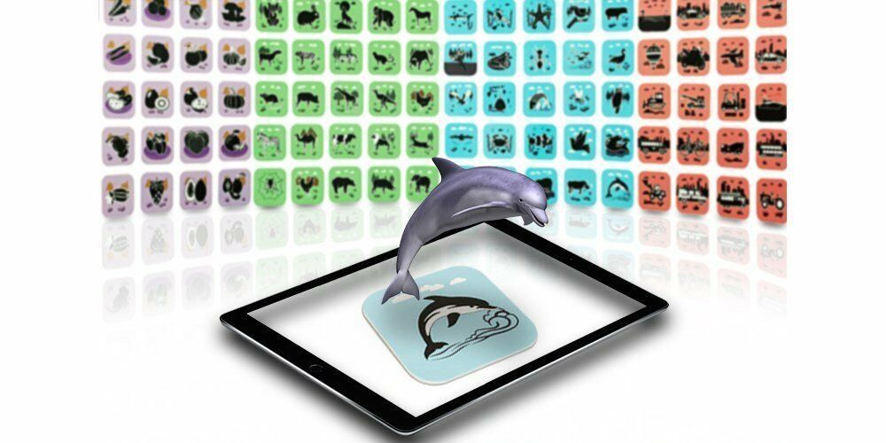 AR Education Cards: 108 Cards + Storage Bag, Fun & Interactive Learning Tool