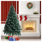 6FT Iron Leg White PVC 650 Branches Christmas Tree Artificial