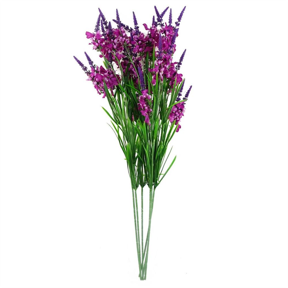 Pack of 6 x 80cm Dark Pink Larkspur Artifical Stem in Pink
